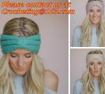 Cute Crochet Headbands Hair Head Band Bow Kid Baby Girl Accessories Knitted