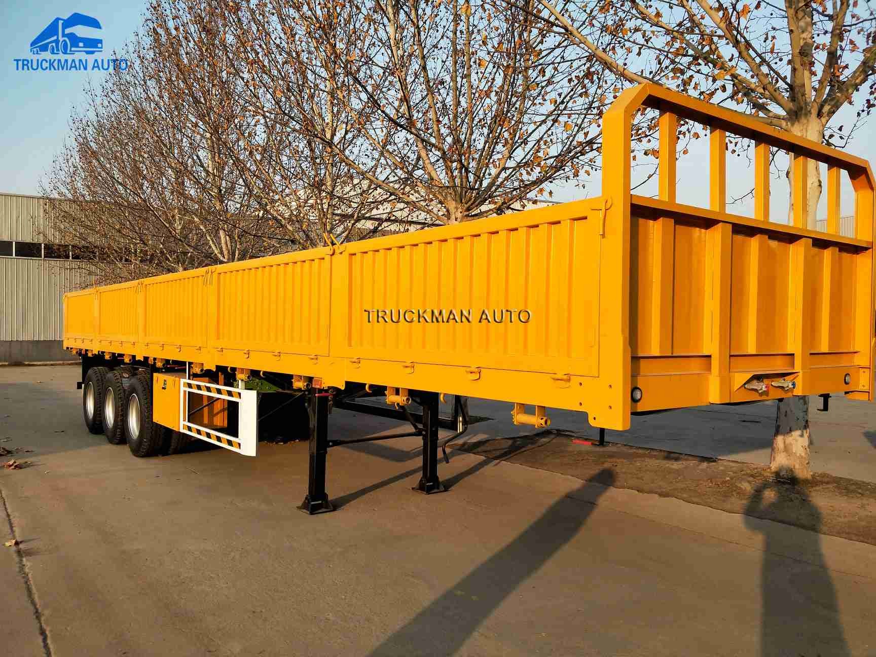 ABCO Brake Q345 Steel Cargo Semi Trailer With 12pcs Tire