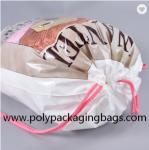 Outdoor Sports PE CPE Double Layer Rope Backpack Bag Plastic Drawstring Bags