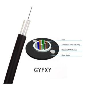 Wholesale Outdoor GYFXY Optical Fiber Cable 12 core G652D for Long Distance Communication from china suppliers