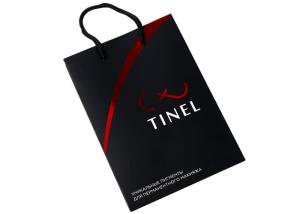 Wholesale Small Size Offset Custom Printed Promotional Bags , Red Personalised Printed Carrier Bags from china suppliers