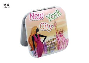 Wholesale Plastic Small Ladies Handbag Mirrors , Elegant Decorative Compact Mirrors Personalized from china suppliers