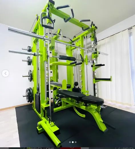 Home Gym Sport Equipment Station Multi Functional Power Cage Squat Rack Weightlifting Smith Machine