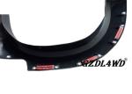 Matte Black Wheel Arch Flares , Toyota Hilux Vigo Fender Flares Pocket Style