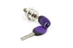 Brass Cylinder Disc Tumbler Cylinder Cam Lock Nickel Finish Two Keys