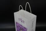 Takeaway Eco Friendly Paper Bags Printing Kraft White Cardboard Paper Bag