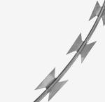 Anti Intrusion Concertina Razor Barbed Wire For Fence Waterproof