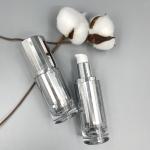 High End Cosmetic Pump Bottle Skincare Packaging 30ml Metallized