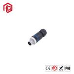 Ip67 Ip68 Waterproof Female Male M8 M12 Cable Connector Nylon Pvc Metal Panel