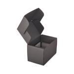Black Eco Friendly Corrugated Paper Mailer Box Packaging Candle Shipping