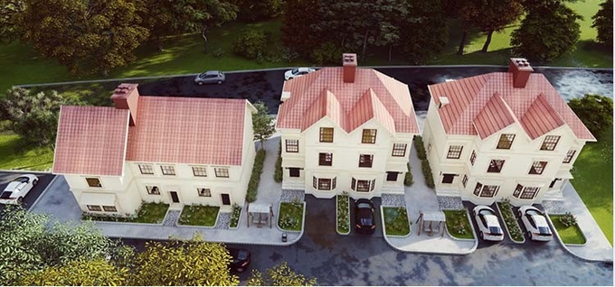 3 Storey Prefabricated Apartment Buildings With Light Steel Frame House Lgs Construction