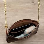 Shaped Microfiber Genuine Leather Multi Pocket Louis Vuitton Bag