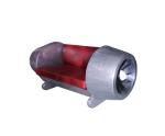 Red Leather Aviator Engine Alumium Covered Sofa