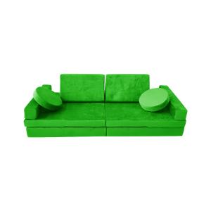 Wholesale ‎Machine Wash Green 10PCS Kids Play Couch Sofa 14KG For Toddlers from china suppliers