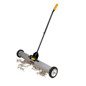 Wholesale 24 Inch Heavy Duty Roofing Industry Wheel Type Pick Up Tools Nails Screws Magnetic Floor Sweeper from china suppliers