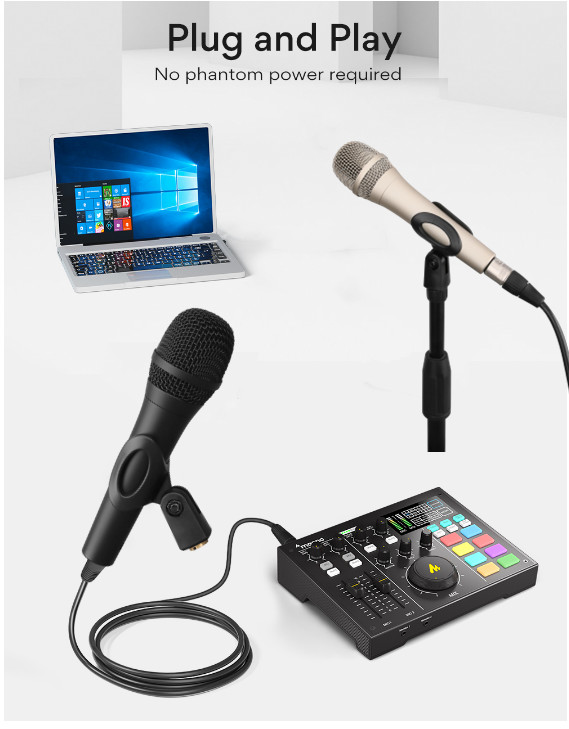 youtube Skype Noise Cancelling Microphone For Streaming 20Hz-20KHz