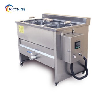 Hotels Industrial Automatic Fryer for Frying Potato Chips and Peanuts in Double Tanks