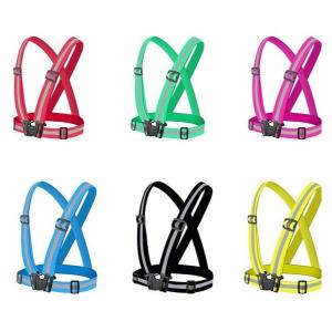 Wholesale 100% Polyester High Visibility Strap Vest 120g/M2 Solid Knitted Fabric from china suppliers
