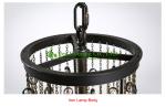 Crystal Ceiling lamp suspended ceiling lighting interior Bridcage chandeliers &