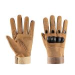 Full Finger Combat Tactical Gloves Khaki Outdoor Hiking Sport Hunting Training