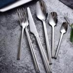Chinese Porcelain Soup Spoons Stainless Steel Serving Spoons