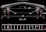 Structure Prefabricated Steel Truss Pedestrian Bridge Construction