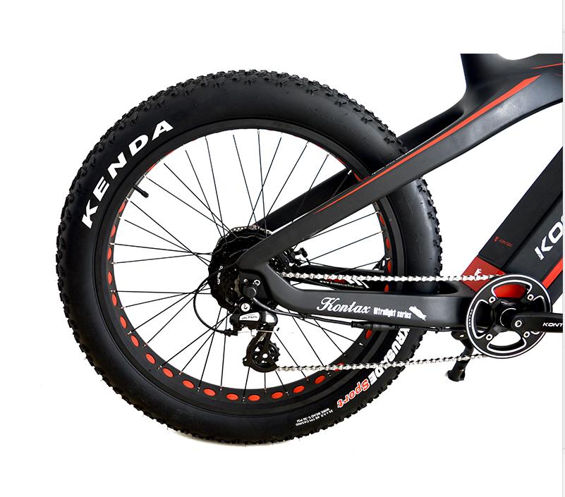 Smart Type Sensor Customized Carbon Fiber Enduro Ebike with Down Tube Battery Position
