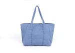 Denim Blue Eco Friendly Tote Bag For Supermarket