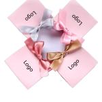 Custom Printed Jewelry Truffle Chocolate Boxes Packaging Gift Box With Ribbon