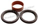 Heat Resistant Rubber Oil Seal Plastic Support 55*72*8mm Good Sealing Performanc