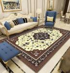 Persian Pattern Polyester Fiber Living Room Floor Carpet Stripping Special Style