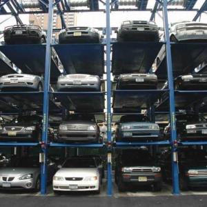 Wholesale Simple Hydraulic Car Stack Parking Lift 4 Floors Storage Car Parking System for parking 12 cars from china suppliers