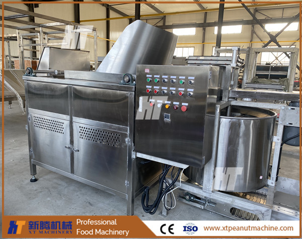 Nuts SUS304 Electric Deep Frying Machine 150KG Peanut Baking Machine Peanut Fryer