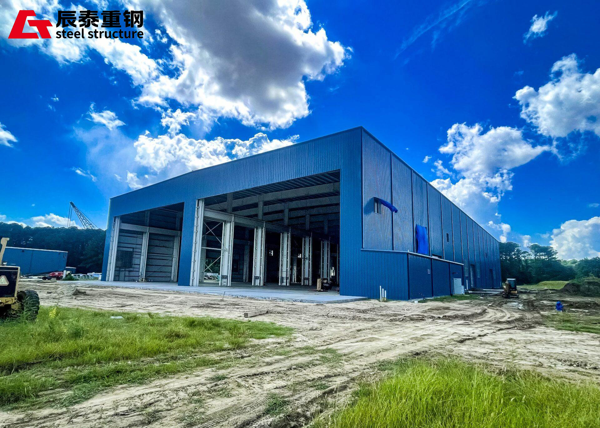 Prefabricated Building Construction Steel Structure Large Span Eco Friendly