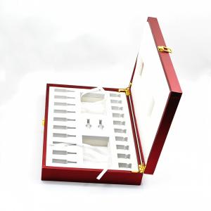 Wholesale Wooden Luxury Gift Boxes Small Hinged MDF Wrapped PU Leather from china suppliers