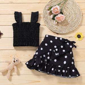 Wholesale 0.8M 31.5in Summer Children'S Clothing Short Suit With Skirt For Girls from china suppliers