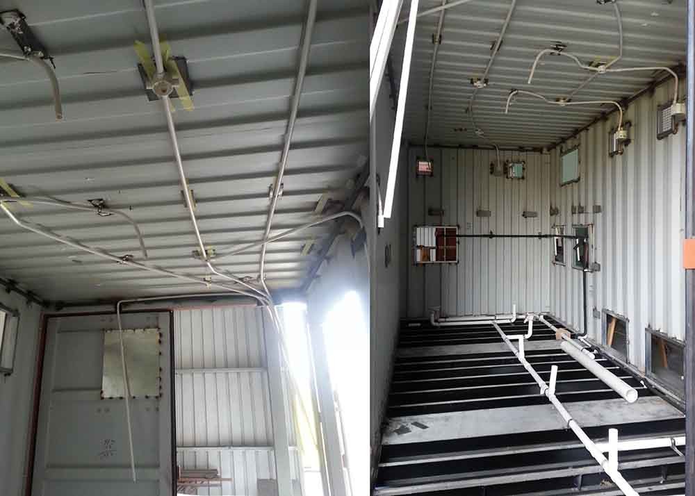 Fiberglass Composite Panel Portable Toilet Container / Portable Shipping Container