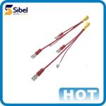 Custom-made automotive electric cable assembly wiring harness of electric