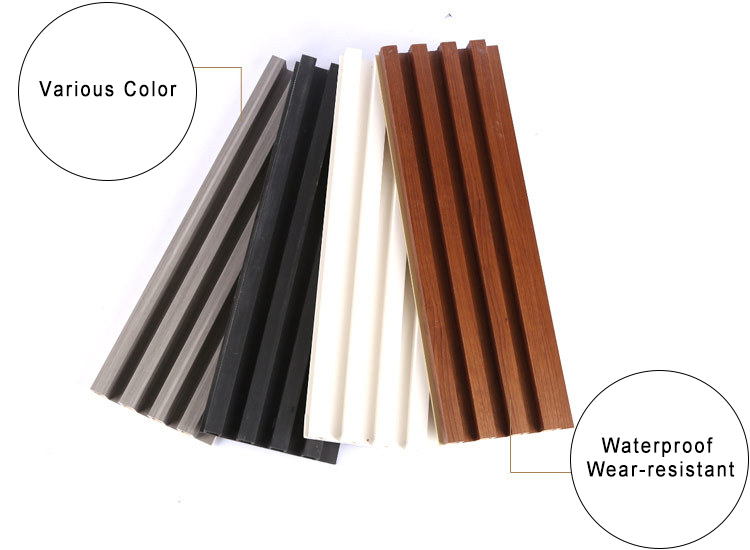 Modern Design Fireproof WPC Wall Panel Siding for Wood House Water-proof and Durable