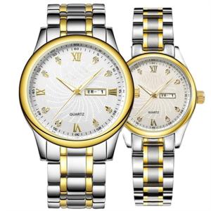 Wholesale 5ATM Waterproof Couple Quartz Watch , Sandproof Diamond Couple Watches from china suppliers
