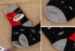 2015 Korean popular christmas santa claus design cosy cotton winter dress socks