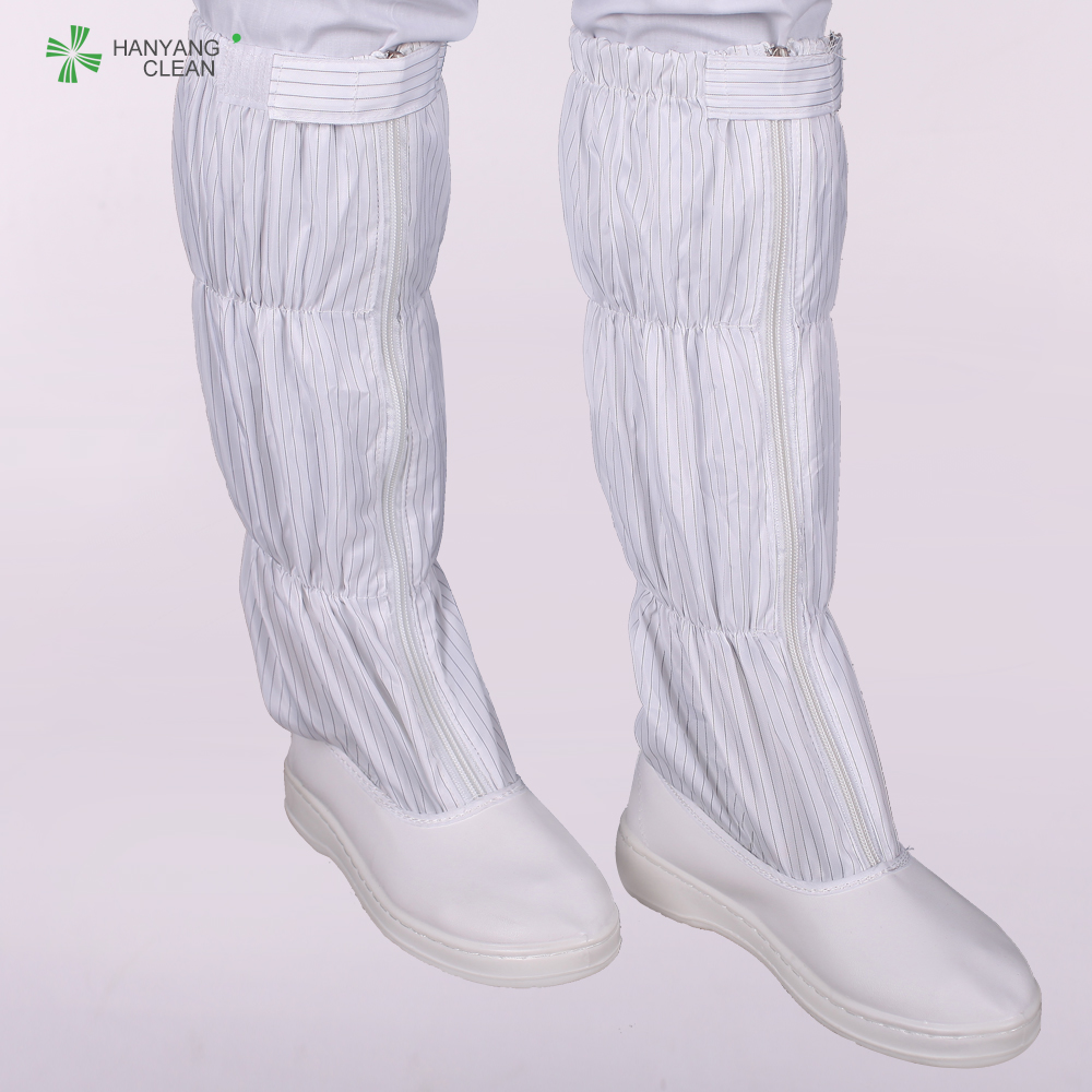 Soft Anti Static Accessories ESD High Safety Booties For Cleanroom Working