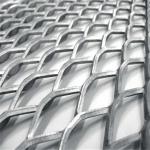 Silver Expanded Metal Sheet Fashion Stainless Steel Wire Mesh High Performance