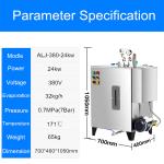 380V Industrial Portable Steam Generator , 24kw Heat Pump Steam Generator