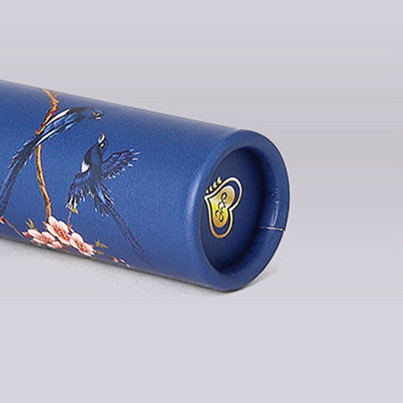 Empty Biodegradable Custom Cosmetic Paper Tube For Lipstick Packaging