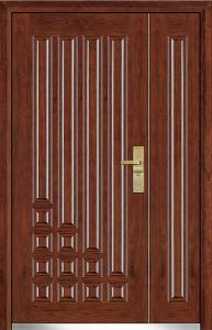 Wholesale steel wood security armored door from china suppliers