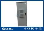 40U Outdoor Telecom Cabinet With Air Conditioner Cooling Stainless Steel Screws