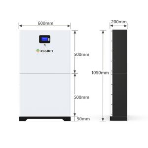 Wholesale Stackable 48v Lifepo4 Powerwall Battery For Solar Storage 51.2v 280ah from china suppliers