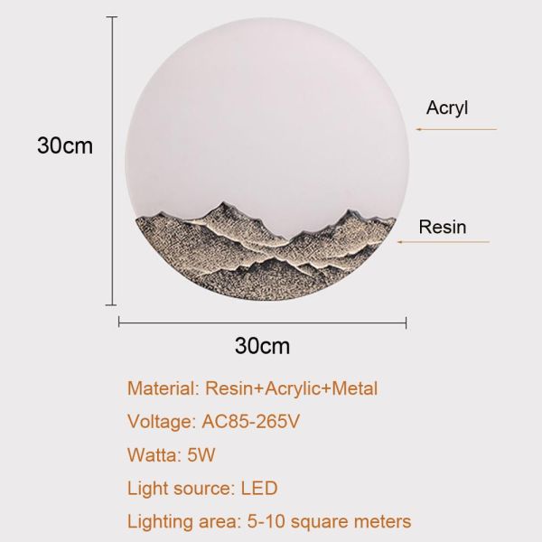 Chinese modern simple 5W LED wall light bedroom hotel led decorative wall light for bedroom(WH-OR-129)