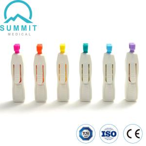 Wholesale Sterile Push Button Safety Lancets 18G 21G 23G 26G 28G 30G for Blood Testing from china suppliers
